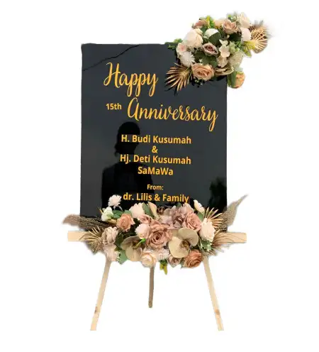 Papan Bunga Akrilik Bluto